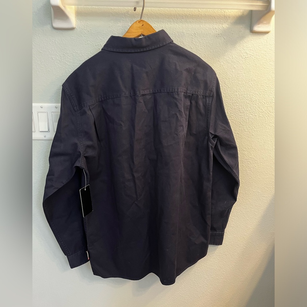 NWT! Men's Quiksilver Long Sleeve Button Down Overshirt - Picture 8 of 11